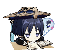 yureiiume wanderer scaramouche scara kunikuzushi Sticker