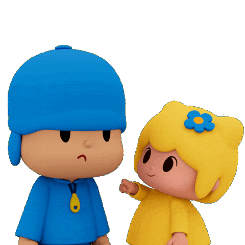 Explaining Hey Hey Hey Sticker by Pocoyo