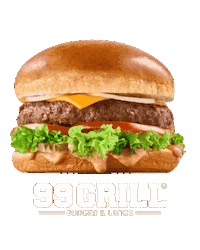Beef Burger Sticker by 99-Grill