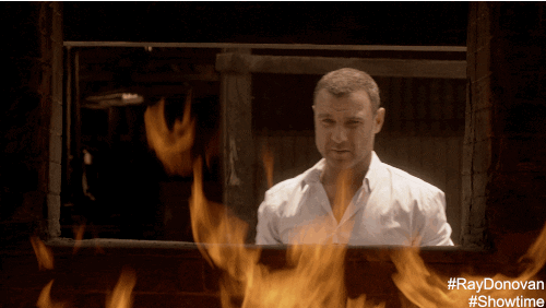 Burning Ray Donovan GIF by Showtime