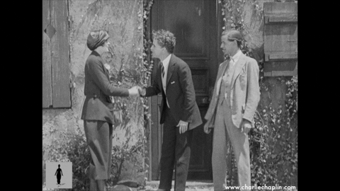 Disappear Black And White GIF by Charlie Chaplin
