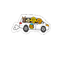 Happytrailshikingla dogwalker fun dog dogwalking hth Sticker