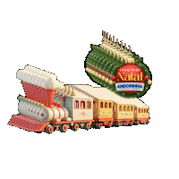 Andorinhahiper natal supermercado mercado papai noel Sticker