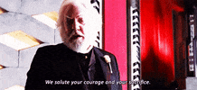 donald sutherland president snow GIF by The Hunger Games