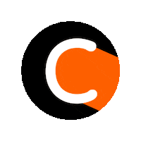 Orange Abc Sticker
