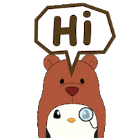 Penguin Hello Sticker by Pudgy Penguins