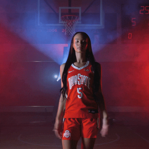 Basketball Hype GIF by Ohio State Athletics