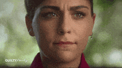 andrea russett sigh GIF by GuiltyParty