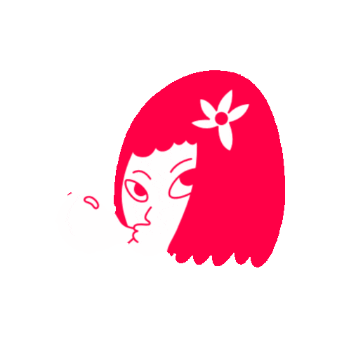 Chewing Gum Sticker by Wakaze