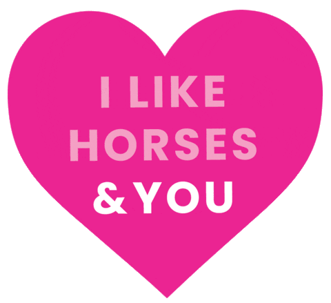 Horse Sticker by dapplebay
