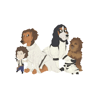 Dog Art Sticker by Geekster Pets