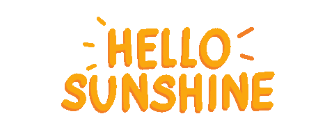 Hello Sunshine Blurt Sticker by blurtitout