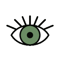 TheTypeSetCo wink eye blink thetypesetco Sticker