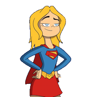 Surprise Smirk Sticker by DC