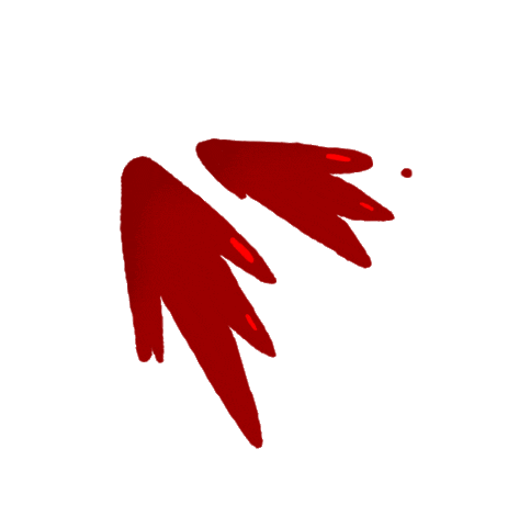 mornm anime blood nose bloody Sticker