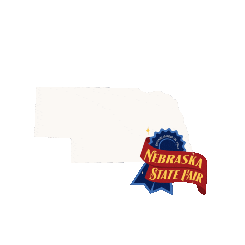 nestatefair fair nebraska huskers statefair Sticker