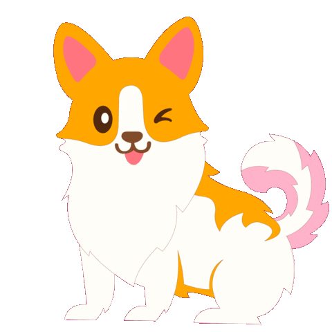 Puppy Lulu Sticker by Jimena Nails