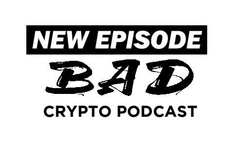 Podcast Bitcoin Sticker by badcrypto