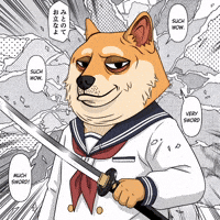 Shiba Inu Art GIF by Doge Pound