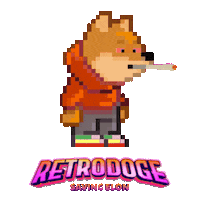 Doge Coin Sticker by Retro Doge