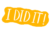 I Did It Gold Sticker by University of Louisiana Monroe
