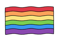 Pride Parade Love Sticker by Gwyneth Draws