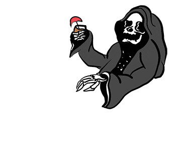fun drinking Sticker