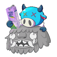 Ultramilk Sticker by Museum Of Toys - Ghostival