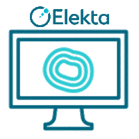 Radiation Therapy Computer Sticker by Elekta
