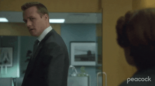 Turn Around Suits GIF by PeacockTV