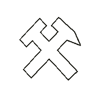 Hammer Sticker by Erzgebirge – Gedacht. Gemacht.