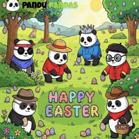 Fun Easter GIF by Pandu Pandas