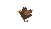 Bird Fly Sticker by Positive Programming