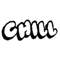 Relaxed Cartoon Sticker