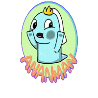 ananman5757 logo ball 可愛 彈 Sticker