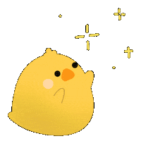 LittloryDesigns chick designs little chicken pulu Sticker
