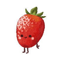 Fruit Strawberry Sticker