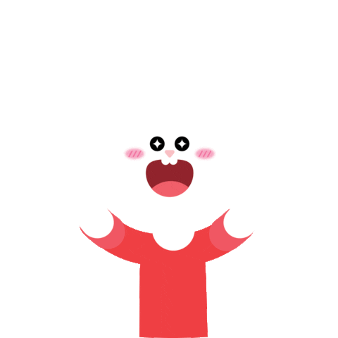 Christmas Bunny Sticker by Presto Universe
