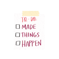 To Do List Agenda Sticker by Mind of Mica