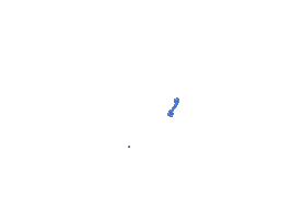 Sticker gif. Bouncing into view, the number “2024” in red and blue bubble font appears, with a red voting stamp in place of the zero against a transparent background.