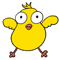 Bird Easter Sticker