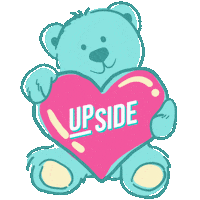 Teddy Bear Love Sticker by upsidejelly