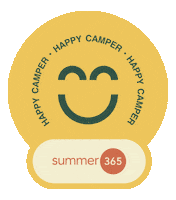 Happy Summer Camp Sticker by Summer 365