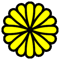 Yellow Flower Sticker by Yes Media