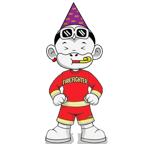 Fire Department Firefighter Sticker by Zhot