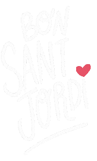 Sant Jordi Libro Sticker