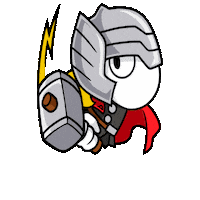 Marvel Thor Sticker by Paulberger