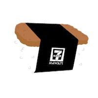 Spam Musubi Katsu Sticker by 7-Eleven Hawai'i