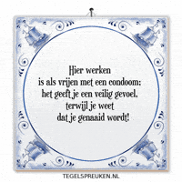 Ontspanning Werken GIF by Tegelspreuken.nl