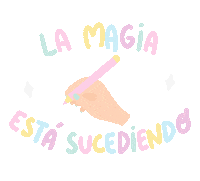 Magic Escribiendo Sticker